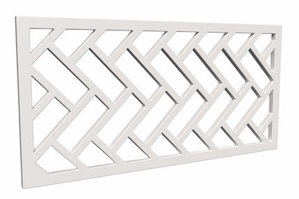 HERRINGBONE - Gloss White